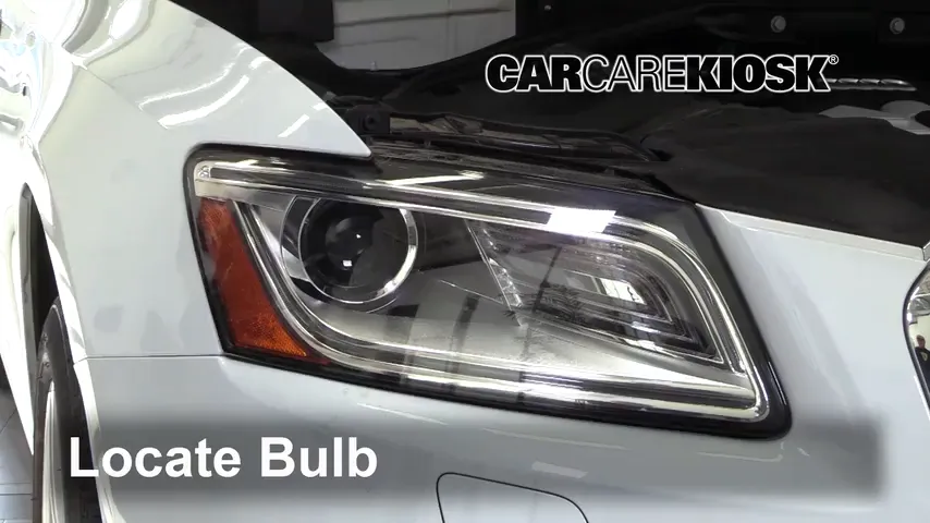 2017 Audi Q5 Premium Plus 3.0L V6 Supercharged Éclairage Feux de route (remplacer l'ampoule)